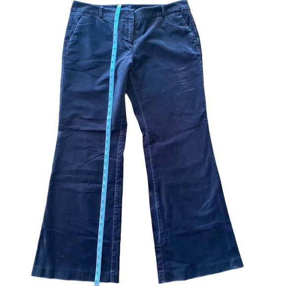 Women’s New York Company Stretch Size 10 Brown Velvet Pants Bootcut Flared - Picture 4 of 9